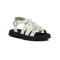 Molekinha Sandalia Con Tiras Infantil Napa Turim Blanco