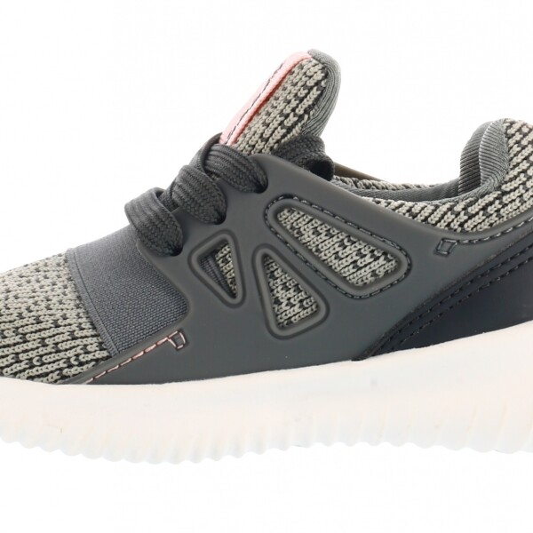 Championes de Niños Topper Mamba Kids Gris - Rosa