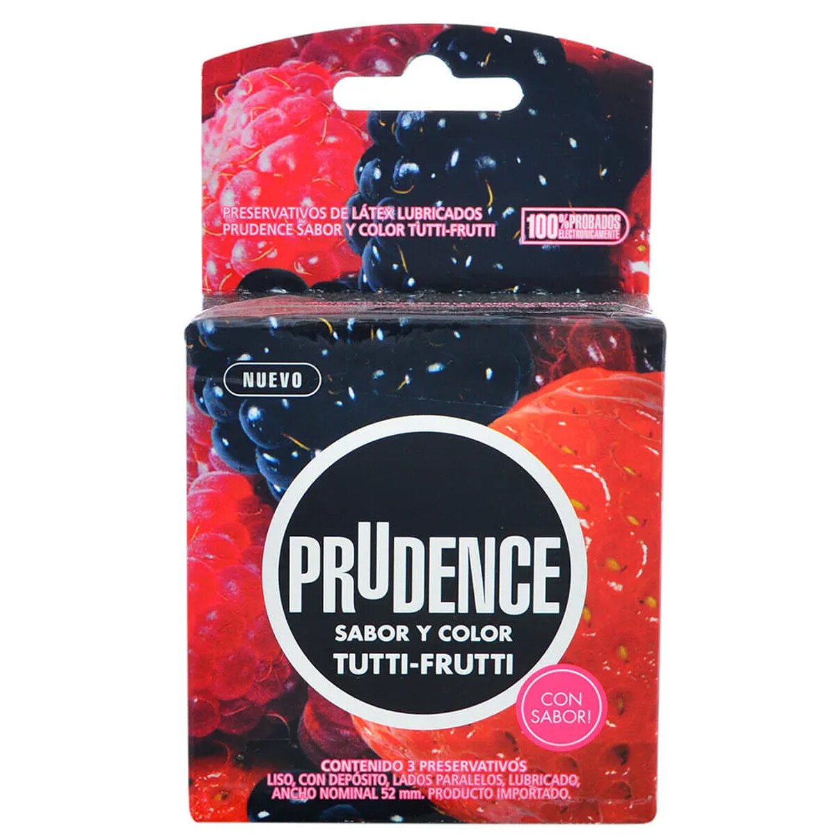 Preservativos Prudence Sabor a Tutti Frutti 