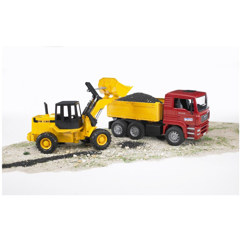 Camión basculante y cargador MAN TGA Bruder Camión basculante y cargador MAN TGA Bruder