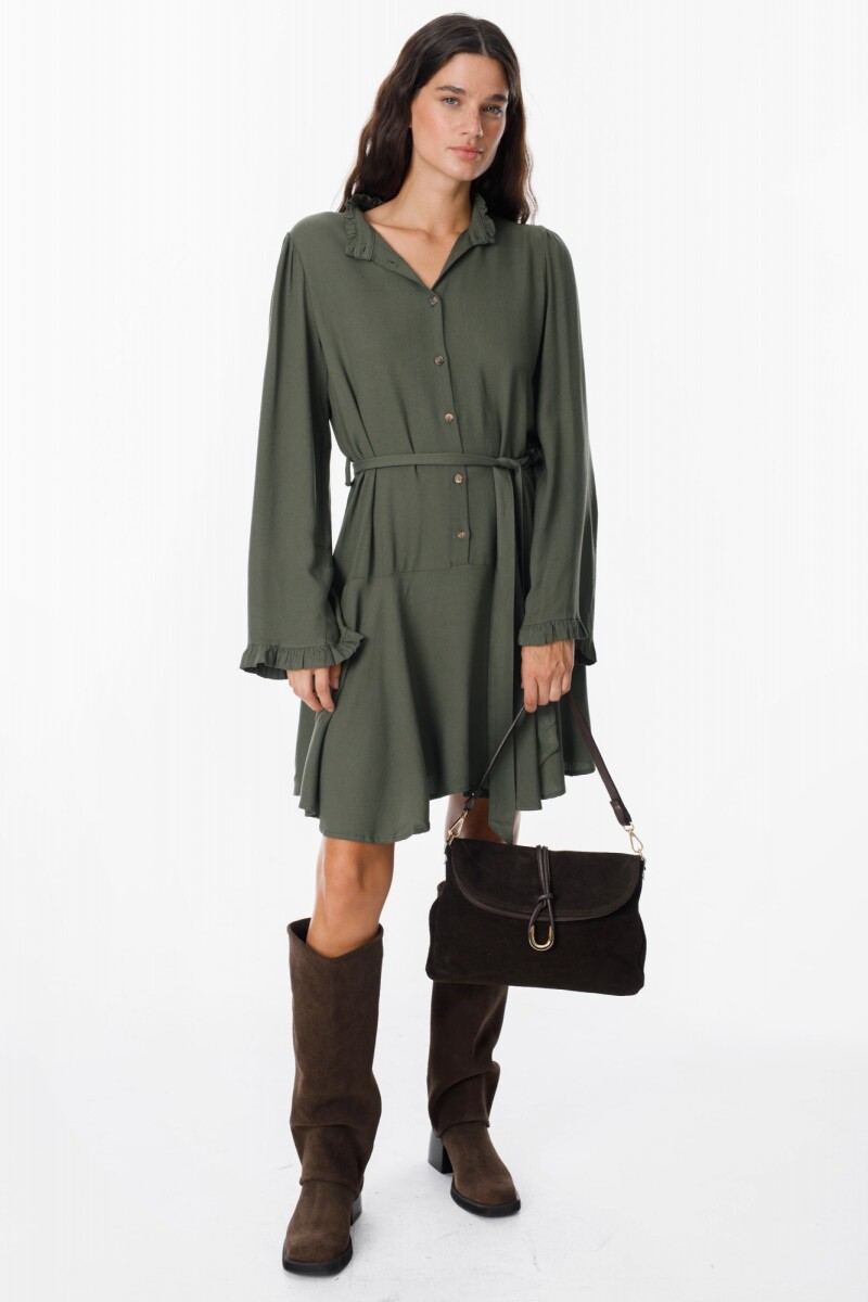 Lace Leather Bag Chocolate