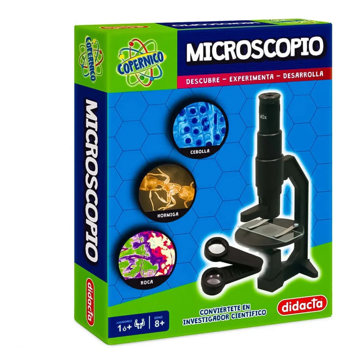 Microscopio Juego De Ciencia Copérnico Didacta P/niño 