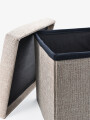 PUFF DE ALMACENAJE BEIGE