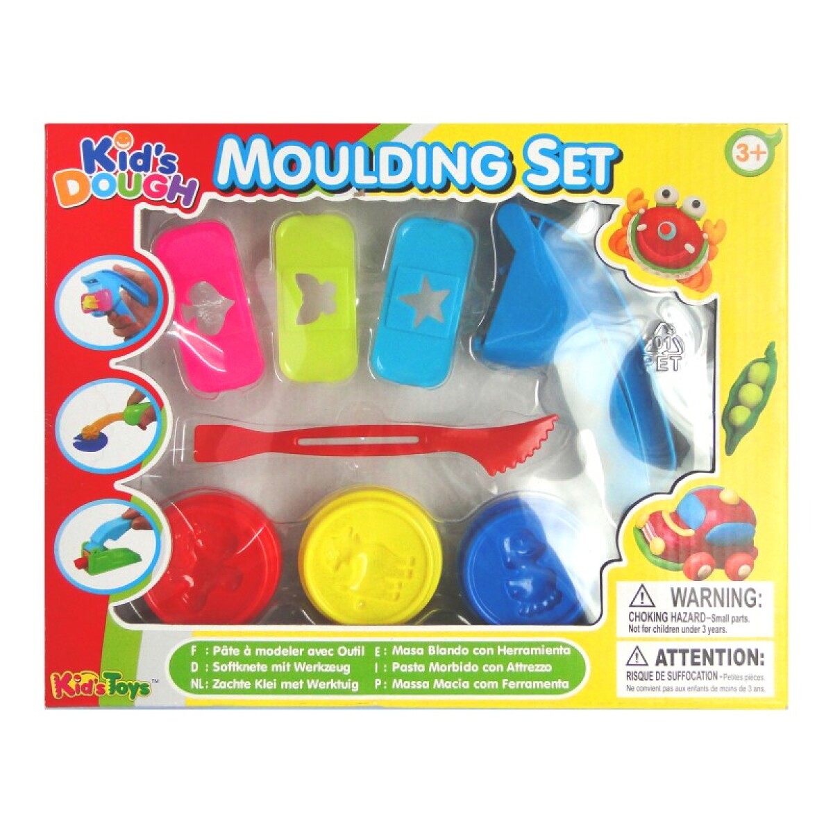 OUTLET Plasticina con molde de figuras 32x22cm - Outlet Plasticina Con Molde De Figuras 32x22cm 