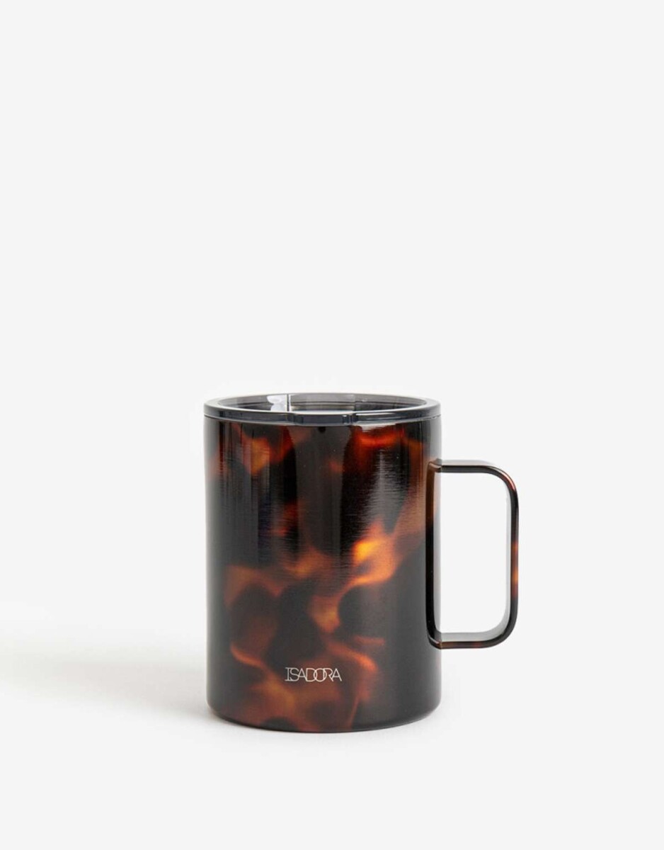 Taza Metálica Con Estampa Carey - Combinacion Multicolor 