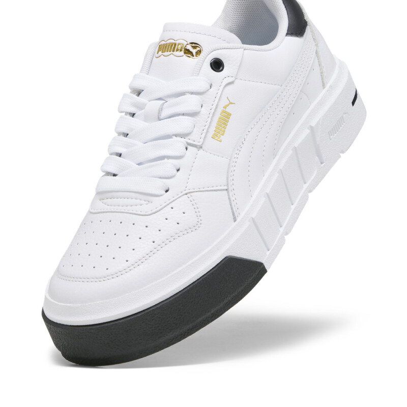 Zapatillas Puma Cali Court Lth Mujer White