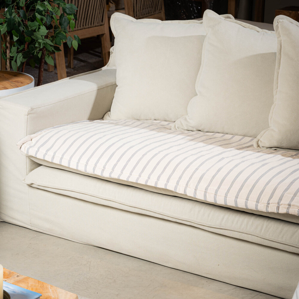 pillow raya azul, L pillow raya azul, L