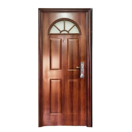 PUERTA BLINDADA RAYITO CON VIDRIO 35 KG MARRON - IZQUIERDA PUERTA BLINDADA RAYITO CON VIDRIO 35 KG MARRON - IZQUIERDA