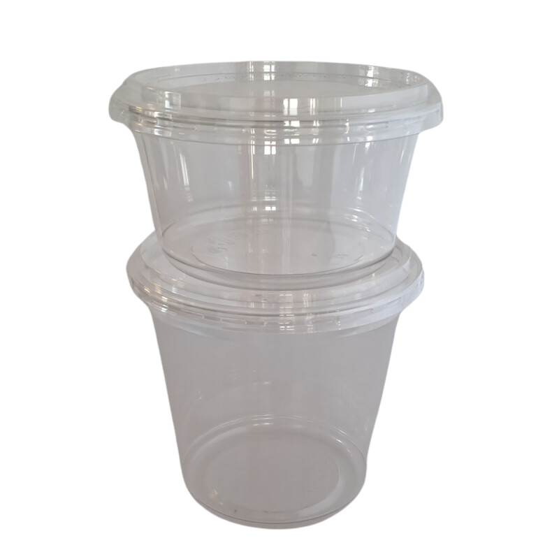 TAPA PLANA DE CONTENEDOR PET 118mm 8/12/24oz- 500uds Tapa Plana De Contenedor Pet 118mm 8/12/24oz- 500uds
