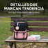 Pack x3 Mochila Kawaii Impermeable Usb Multuso Resistente Variante Color Rosa Negro
