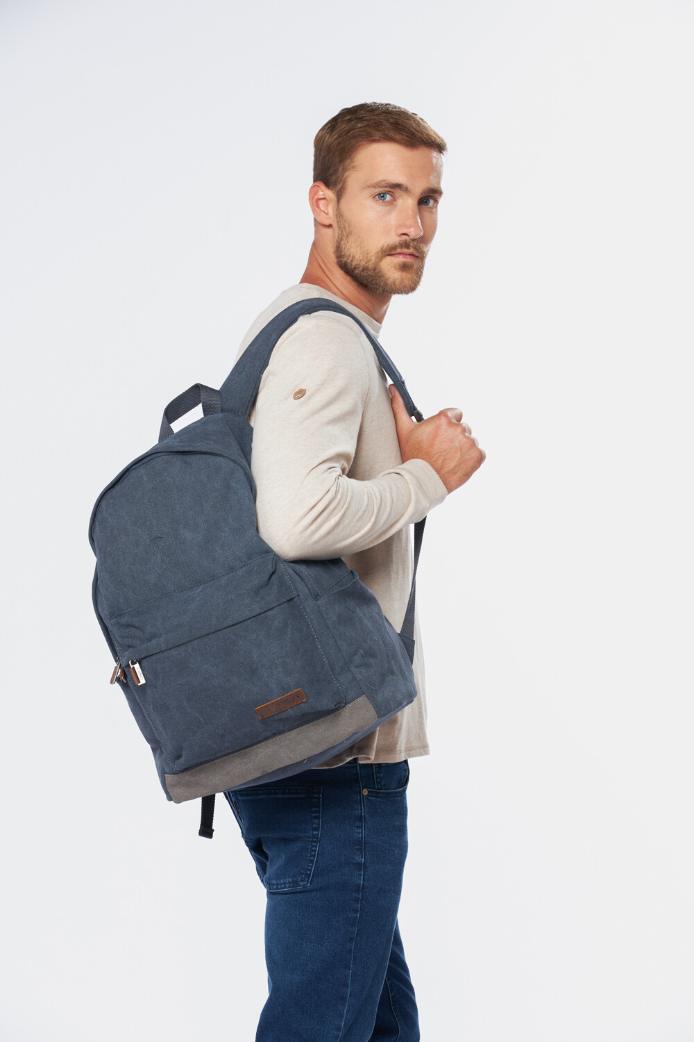 MOCHILA DE LONA Azul