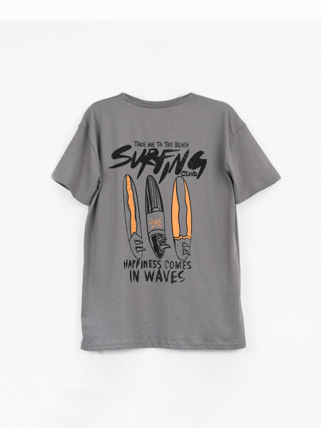 REMERA SUKIL PRINT GRIS (V)
