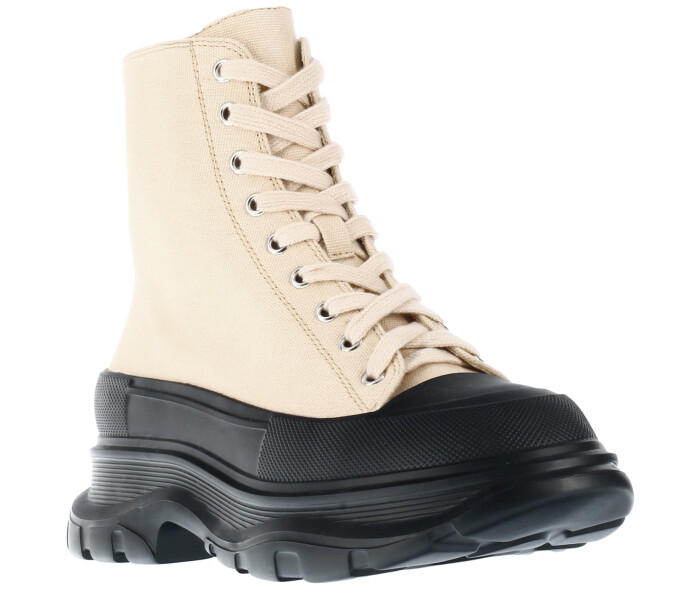 Bota KIM acordonada Beige/Black