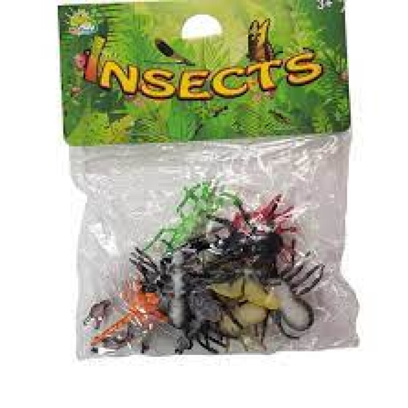 Animales insectos en bolsa x12 Animales insectos en bolsa x12