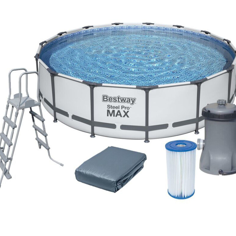 Piscina Bestway Steel Pro Max 14970 Litros con Bomba y Filtro – Disfruta del Verano en Uruguay Piscina Bestway Steel Pro Max 14970 Litros con Bomba y Filtro – Disfruta del Verano en Uruguay