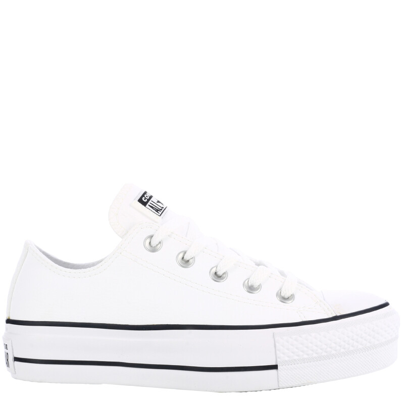 Championes Unisex Converse - All Star Plataforma Chuck Taylor Lift Blanco - Negro