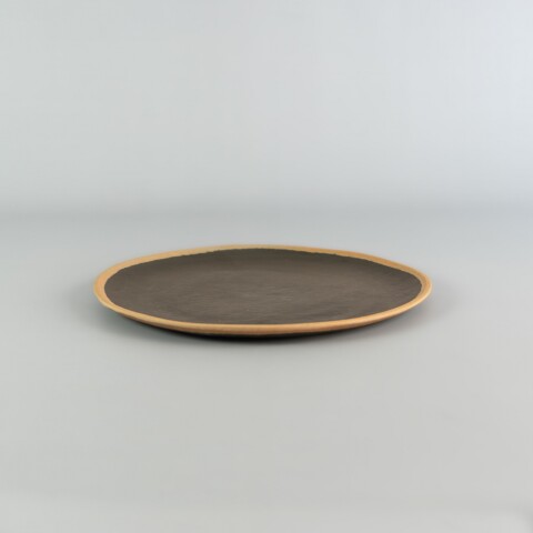 Plato Llano 27 cm Brown Plato Llano 27 cm Brown