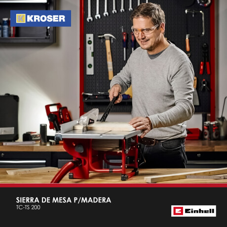 SIERRA DE MESA P/MADERA 8 800W TC-TS 200 200X16MM 4340415 EINHELL ++ N/a