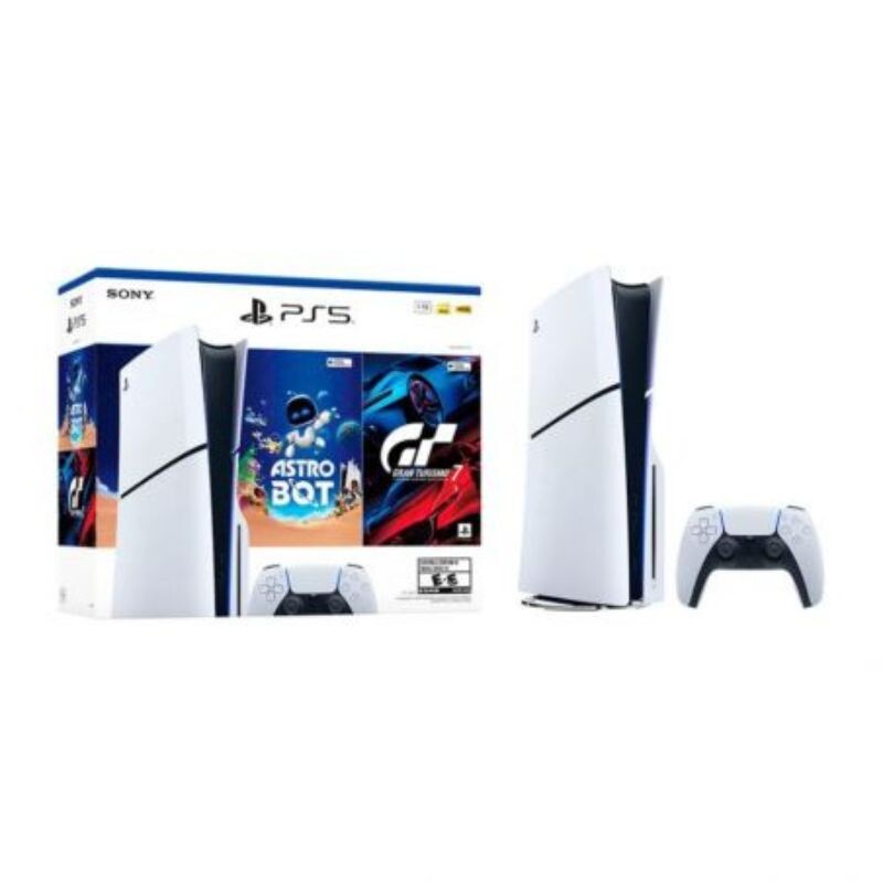 Consola PS5 PlayStation 5 Standart Sony Slim 1TB - Incluye 2 Juegos (Gran Turismo 7 + Astrobot) Consola PS5 PlayStation 5 Standart Sony Slim 1TB - Incluye 2 Juegos (Gran Turismo 7 + Astrobot)
