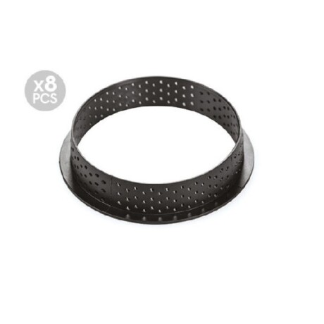 Molde para tarta microperforado redondo por 8 unidades Molde para tarta microperforado redondo por 8 unidades