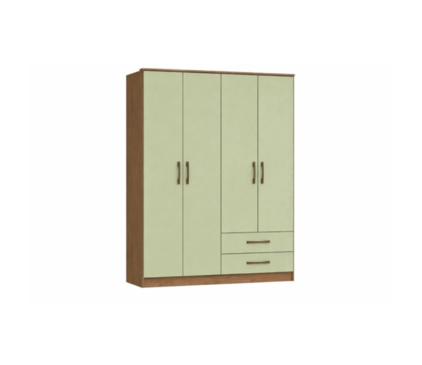 Ropero Toquio 4 Puertas Pistacho 