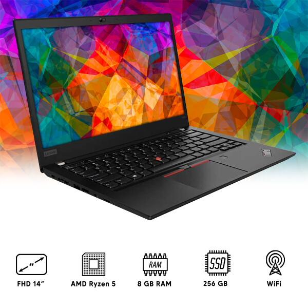 Notebook Lenovo Thinkpad T490s Ryzen 5/ 8 Gb Ram/ 256 Gb Ssd NOTEBOOK RFPL LENOVO T495S RYZEN 5/8/256