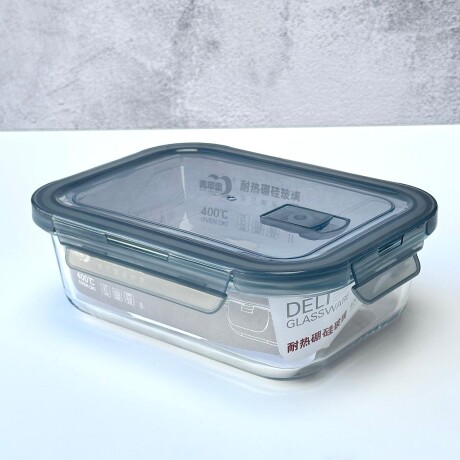 Tupper Hermético Vidrio C/Tapa 630ML 15cm x 15cm x 6cm Tupper Hermético Vidrio C/Tapa 630ML 15cm x 15cm x 6cm
