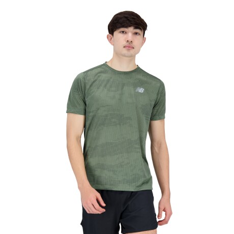 Remera New Balance de hombre - MT21263DON GREEN