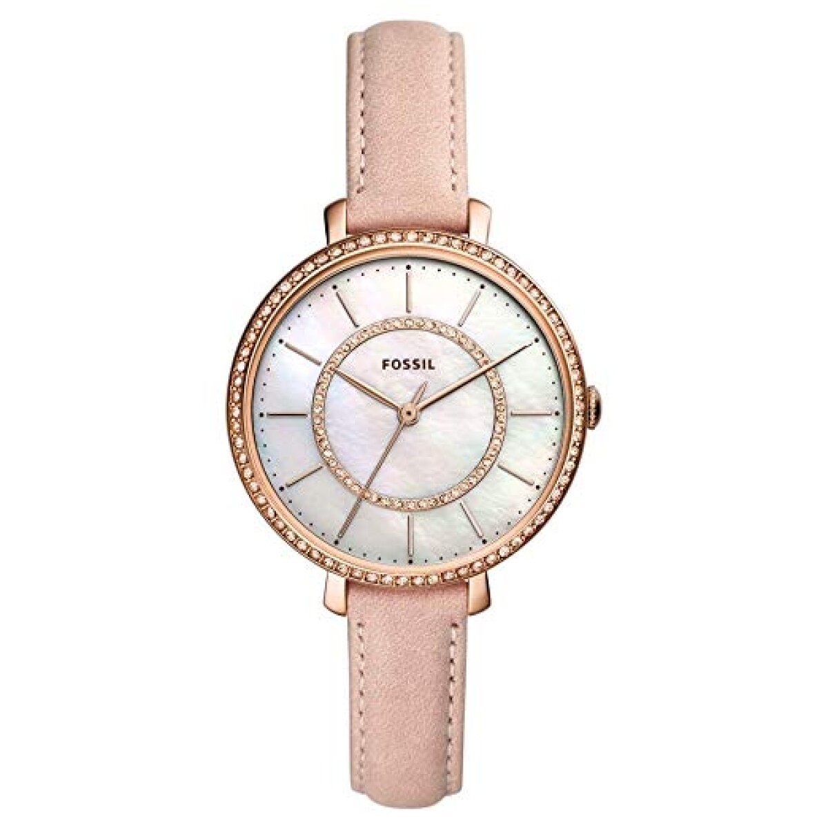 Reloj Fossil Fashion Cuero Rosa 