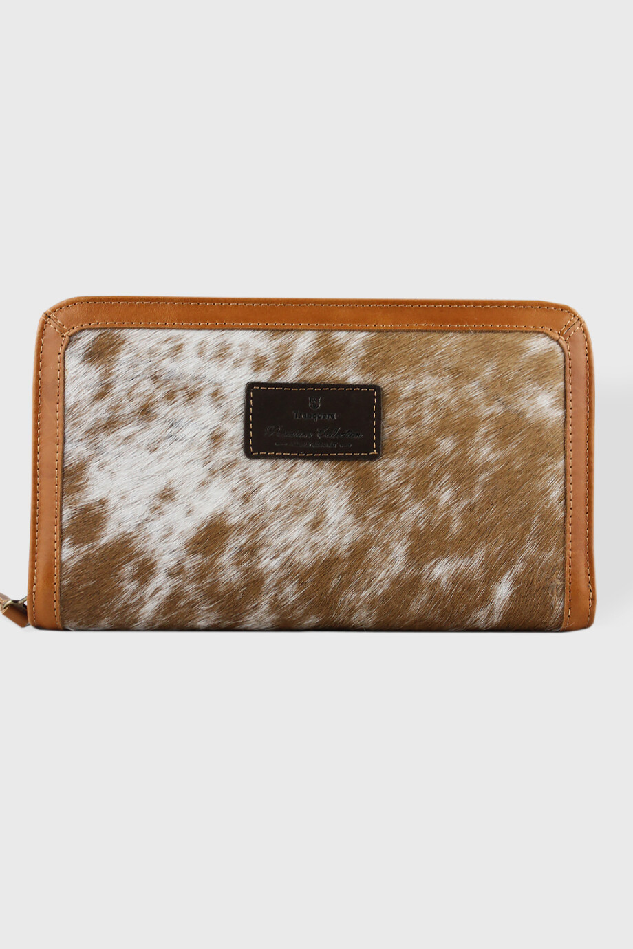 Billetera Villa Flor Pelo Pelo Camel