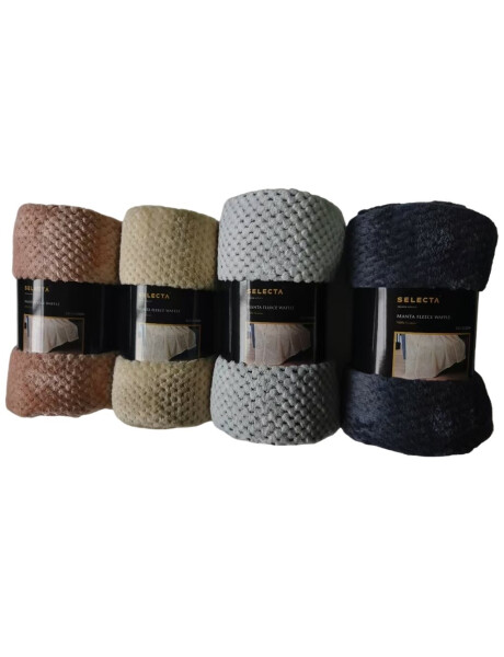 MANTA FLEECE WAFFLE 127x152CM SURTIDO MANTA FLEECE WAFFLE 127x152CM SURTIDO