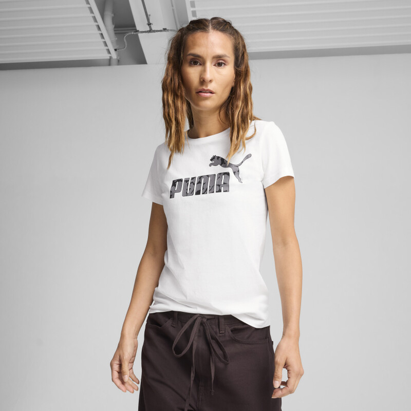 Remera Puma ESS NATURE 2.0 Tee de Mujer - 684986 02 Blanco