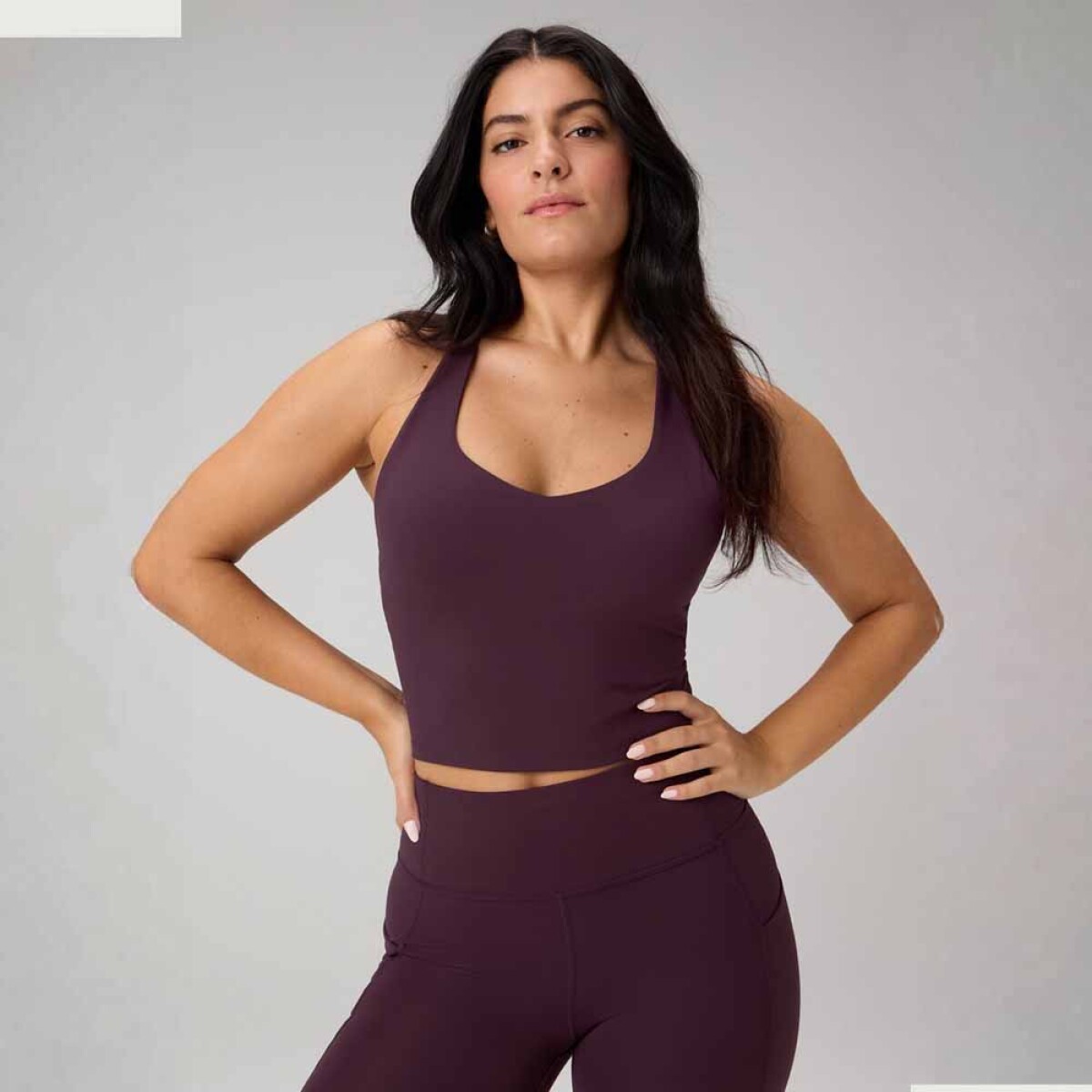 Tank Anywhere Cropped Built-In Tank Mujer 