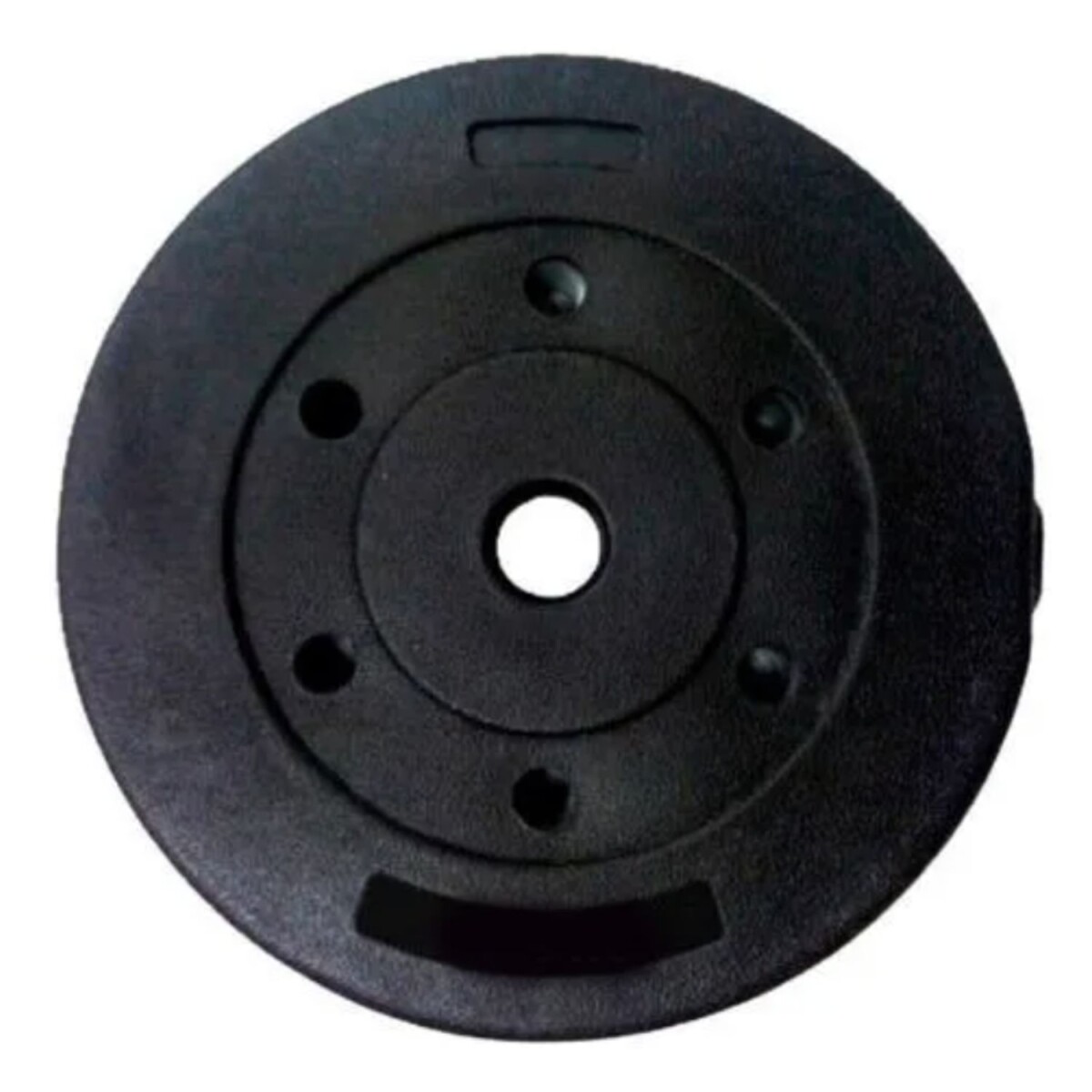 Discos revestidos 1.25 kg con recubrimiento plástico y núcleo de cemento duradero 