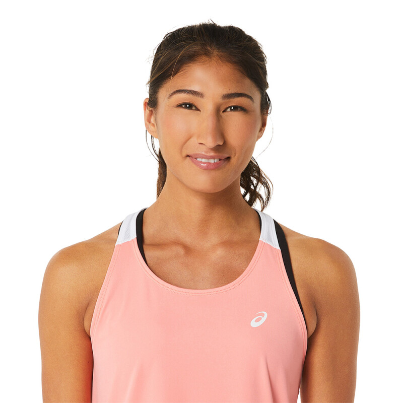 Court Tank - Mujer Guava/brilliant White