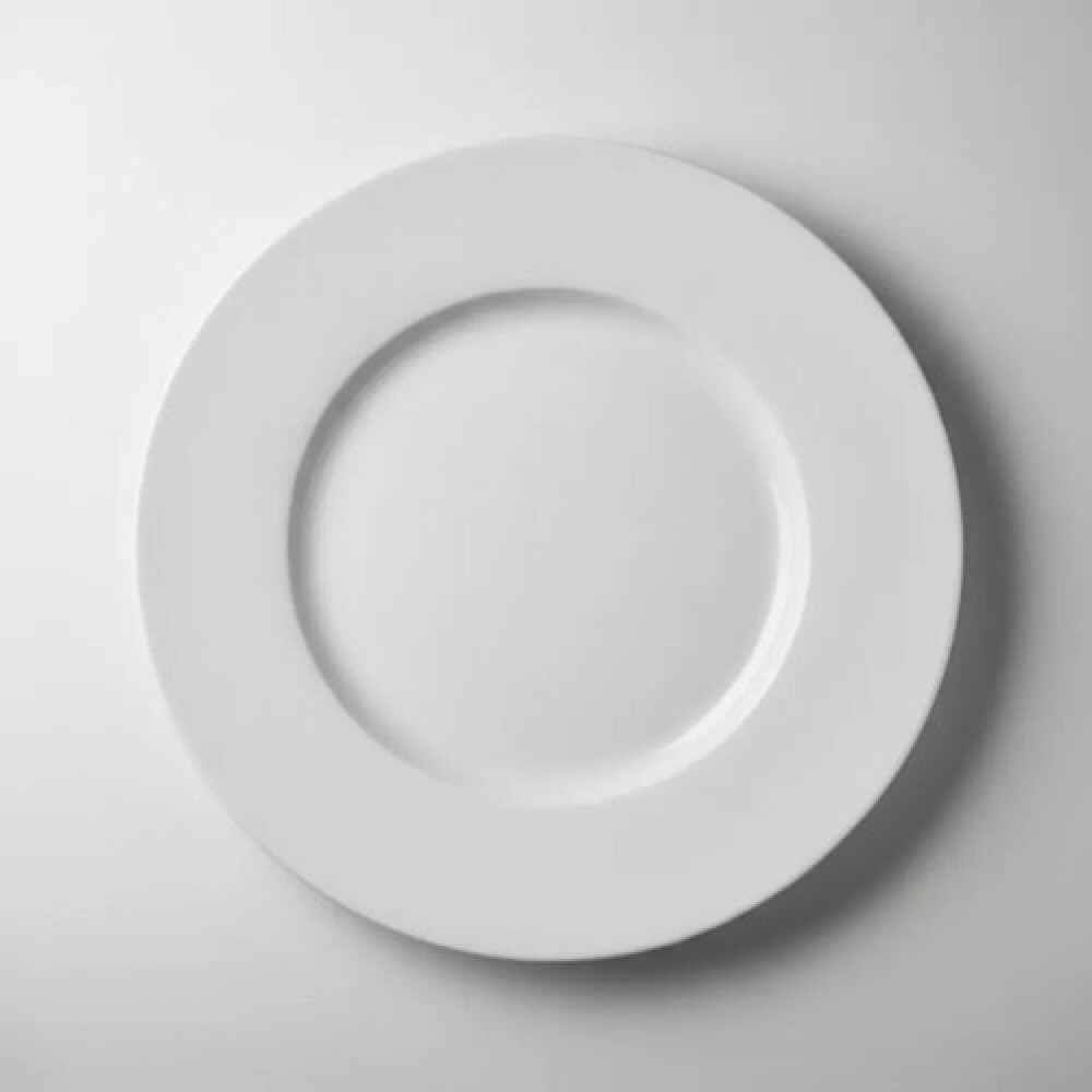 Plato llano blanco 31 cms. HR002-12 Plato llano blanco 31 cms. HR002-12