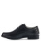 Zapatos de Niño Boomerang LORD de cuero acordonado colegial Negro
