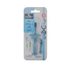 Cepillo dental silicona con tope seguridad lorelli celeste