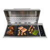 Parrilla eléctrica Kenyon Big American Grill empotrable doble tapa con control digital Parrilla eléctrica Kenyon Big American Grill empotrable doble tapa con control digital