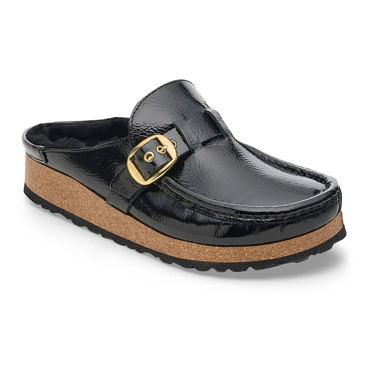Zueco Buckley Shearling LELA - Estrecho - Black 
