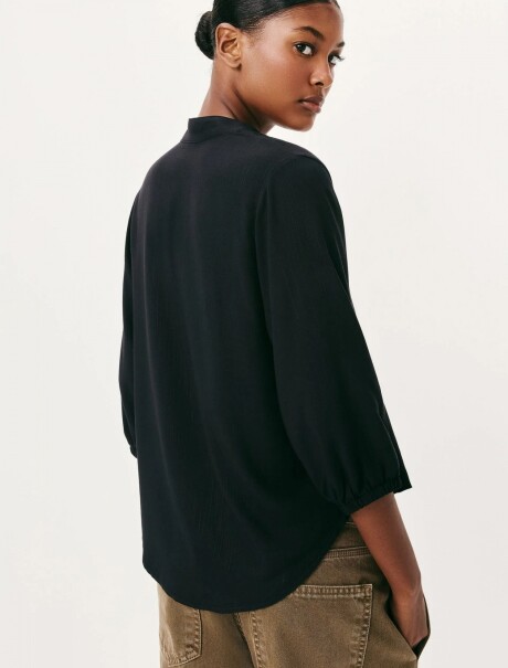 BLUSA MANGA 7/8 NEGRO