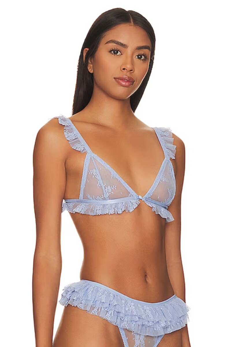 FEELING FRILLY TRIANGLE B Azul