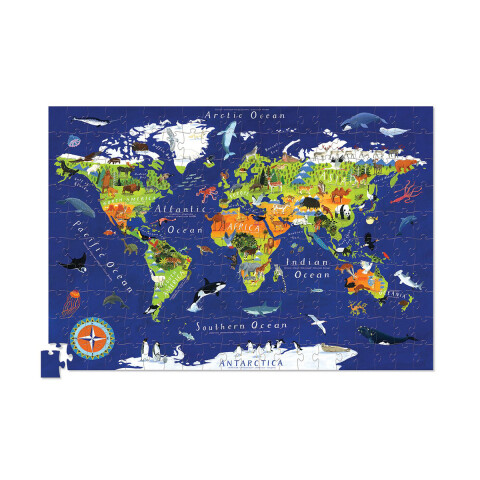 Puzzle Crocodile Creek 200 Piezas 33 x 48 cm ANIMALES DEL MUNDO