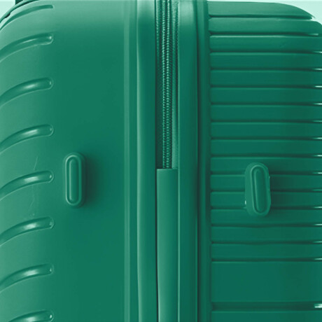 Set X3 Valijas De Viaje Rígidas 4 ruedas 20, 24 y 28 Verde