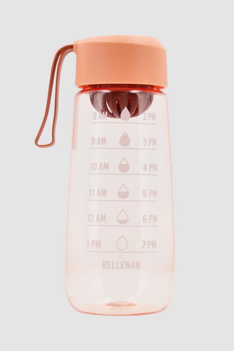 Botella fitness print 500ml - Rosado 