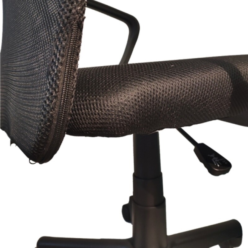 Silla Escritorio Mesh Base Metal Respaldo Bajo Silla Escritorio Mesh Base Metal Respaldo Bajo