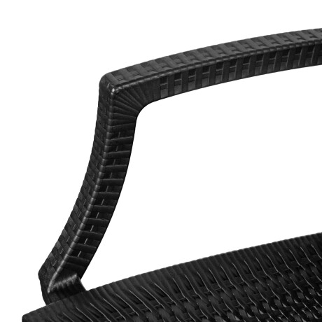 JUEGO COMEDOR NEGRO POLIPROPILENO KOLEOS