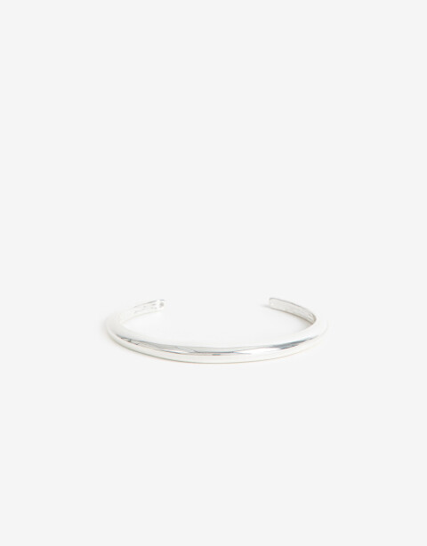 Pulseras Rígidas Metal Pulsera Metal Rígida - Plateado