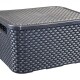 Caja ratán 15 lts NEGRO