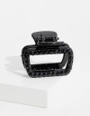 Broche Strass Broche Cuadrado - Negro